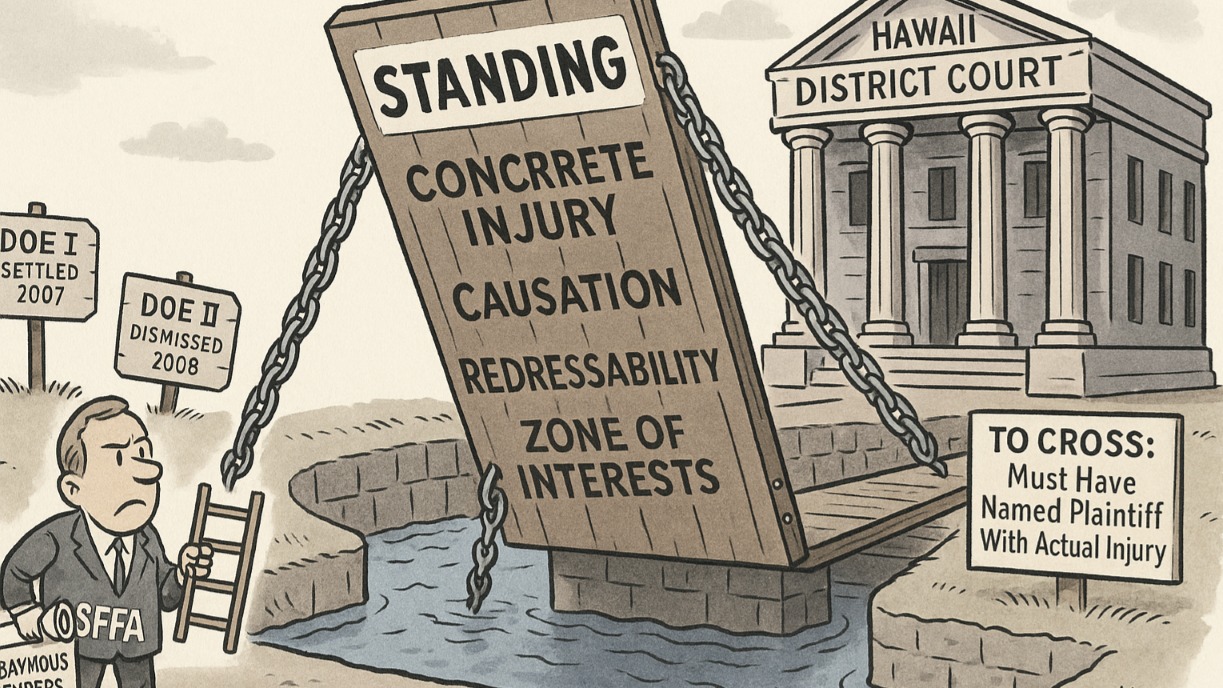 Why the New Kamehameha Schools Lawsuit Might Be Over Before It Starts: A Guide to “Standing”